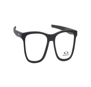 Image 2 of Black Rectangle Eyeglasses for Men from Oakley Available at Titan Eye+