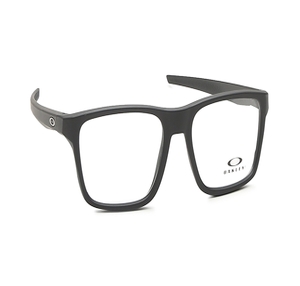Image 2 of Black Rectangle Eyeglasses for Men from Oakley Available at Titan Eye+