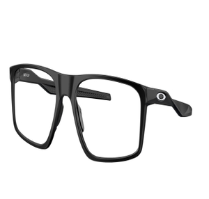 Image 2 of Black Rectangle Eyeglasses for Men from Oakley Available at Titan Eye+