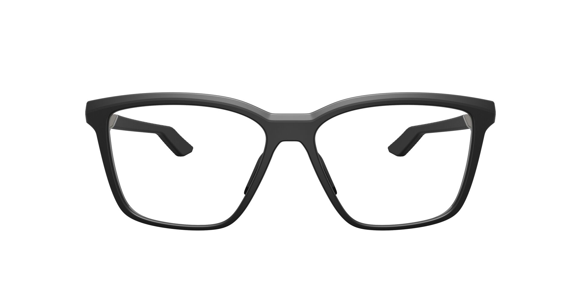 Image 1 of Black Square Eyeglasses for Men and Women from Oakley Available at Titan Eye+