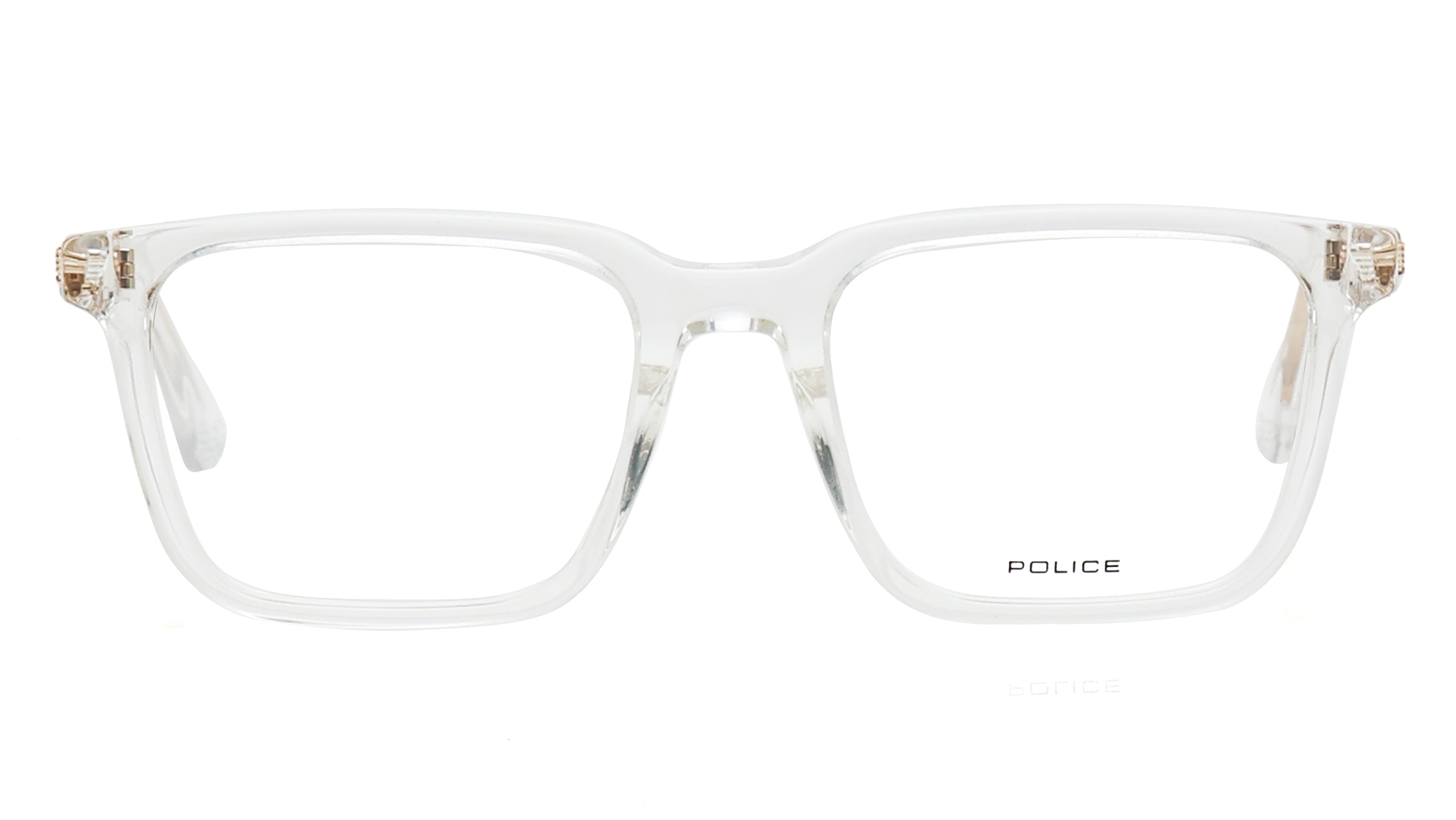 Image 1 of Crystal Square Eyeglasses for Men from Police Available at Titan Eye+