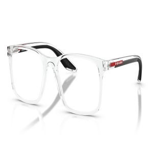 Image 2 of Transparent Pillow Eyeglasses for Men from Prada Available at Titan Eye+