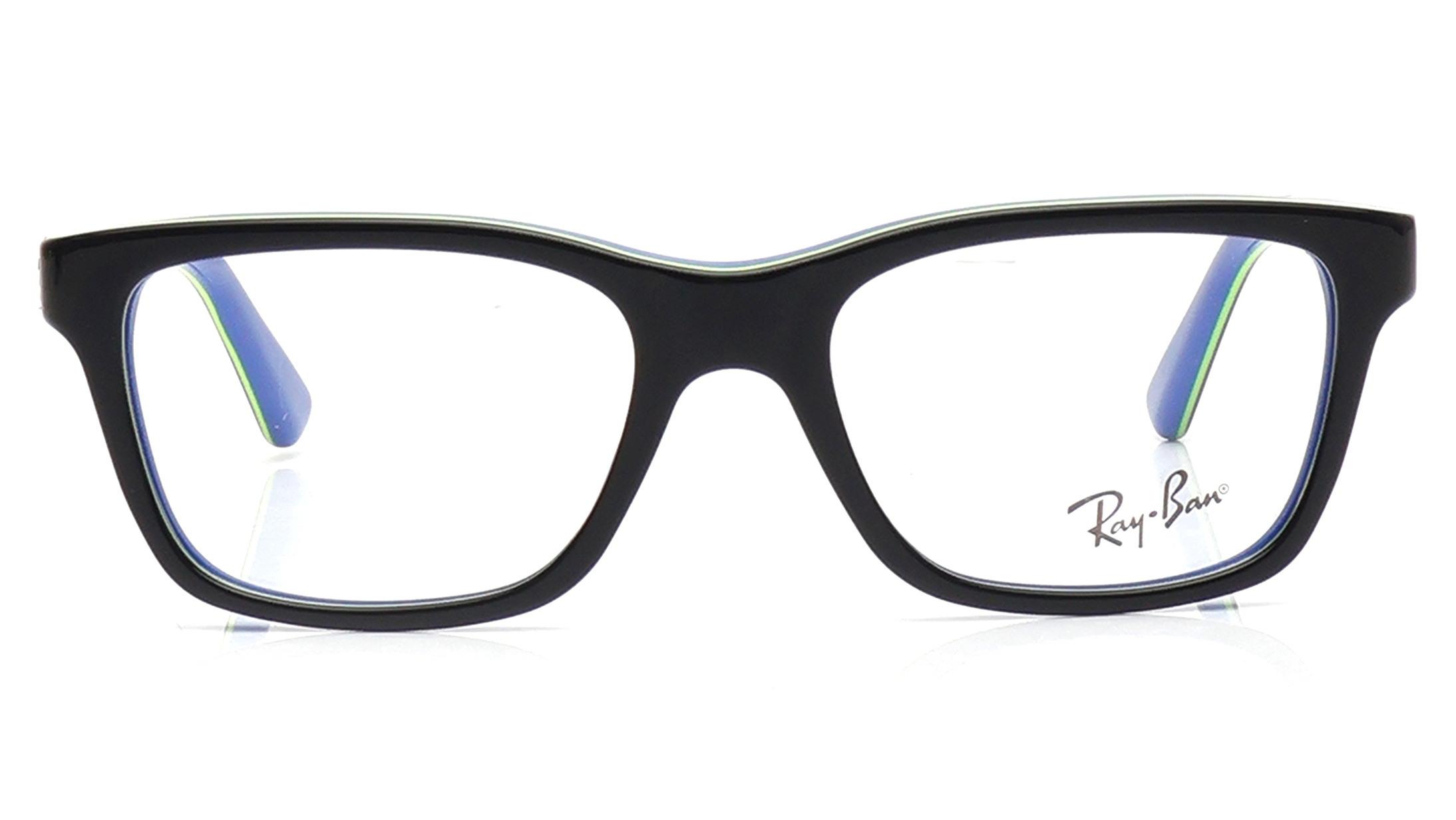 Image 1 of Grey Square Eyeglasses for Kids from Rayban Available at Titan Eye+