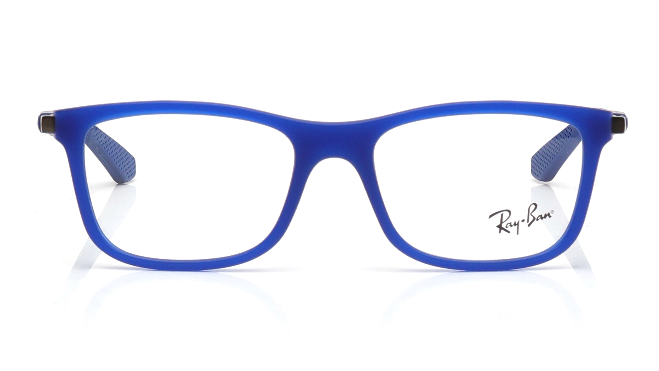 Image 1 of Blue Square Eyeglasses for Kids from Rayban Available at Titan Eye+