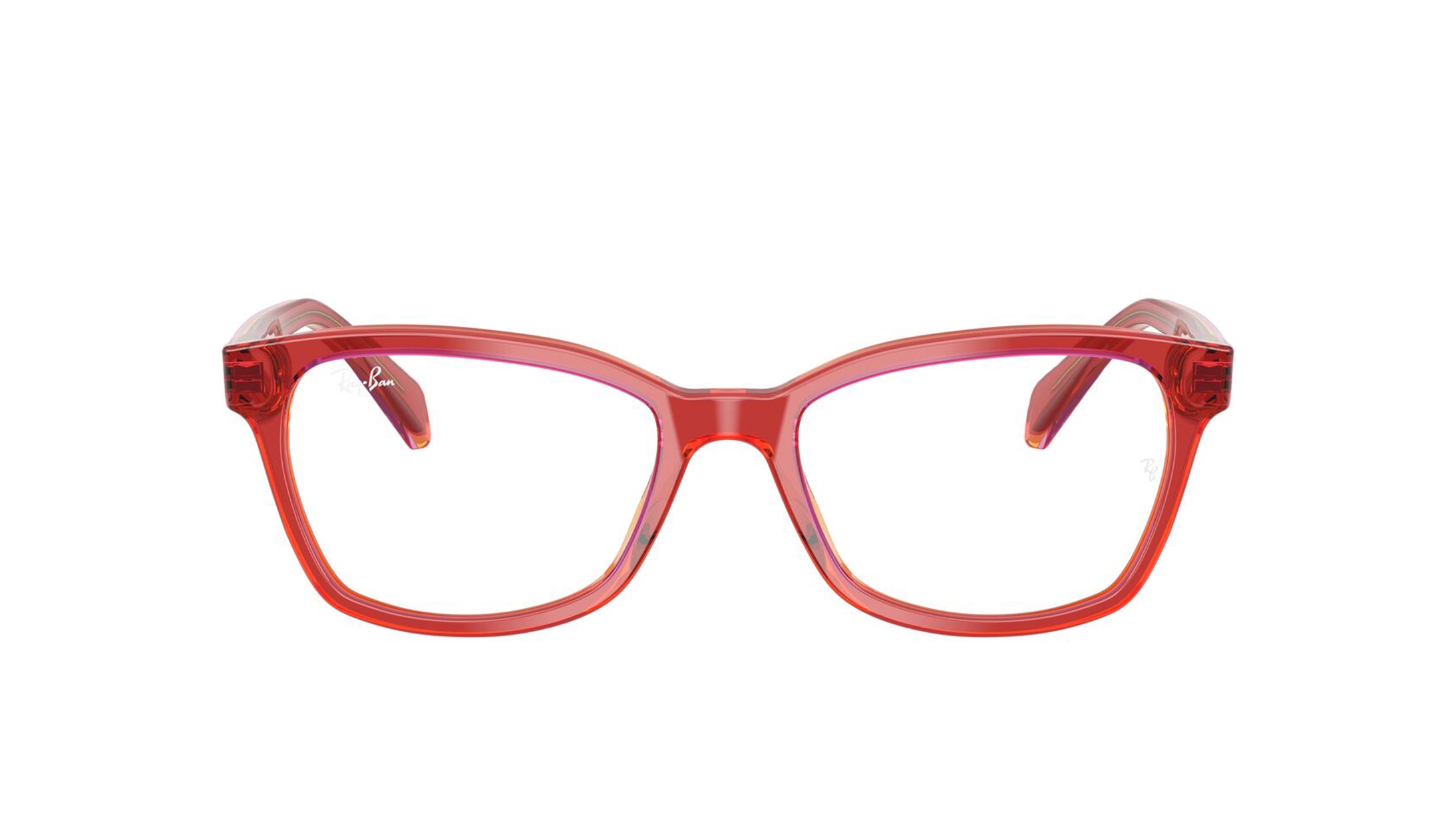 Image 1 of Red Square Eyeglasses for Women from Rayban Available at Titan Eye+