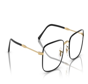 Image 2 of Black Irregular Eyeglasses for Men And Women from Rayban Available at Titan Eye+