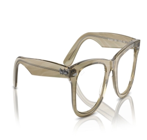 Image 2 of Brown Square Eyeglasses for Men and Women from Rayban Available at Titan Eye+