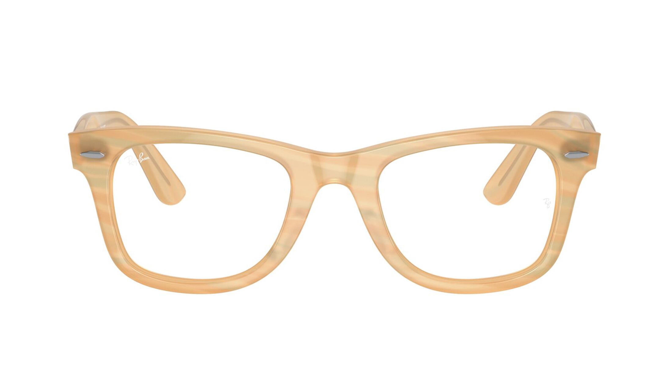 Image 1 of Brown Wayfarer Eyeglasses for Men and Women from Rayban Available at Titan Eye+