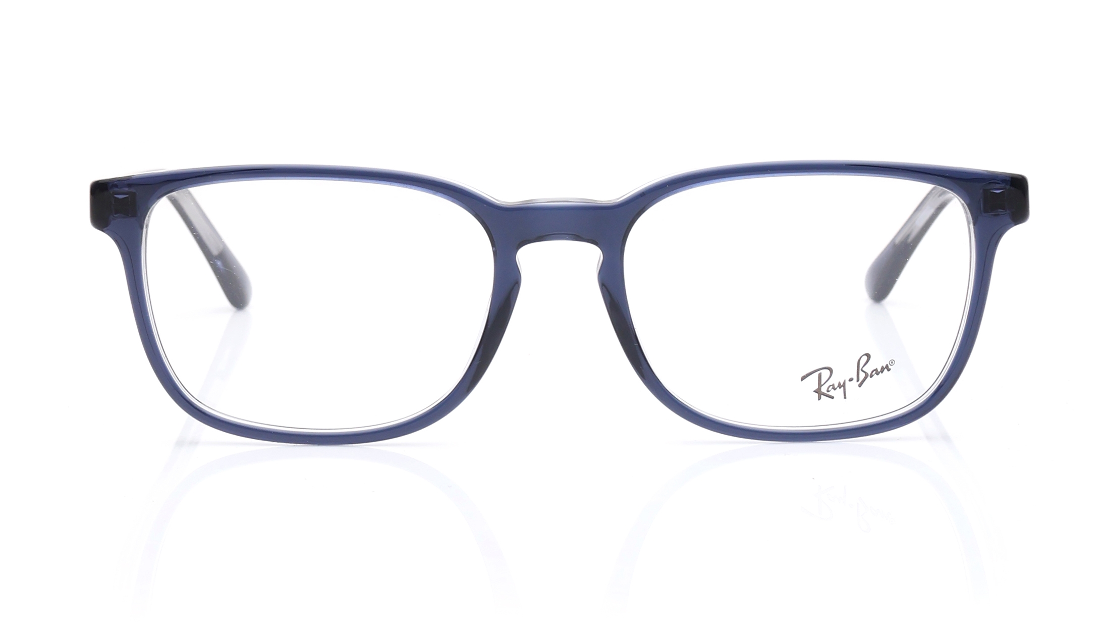 Image 1 of Green Square Eyeglasses for Men and Women from Rayban Available at Titan Eye+
