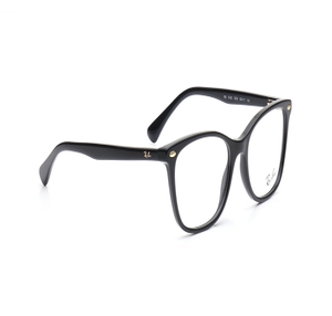 Image 2 of Black Square Eyeglasses for Men and Women from Rayban Available at Titan Eye+
