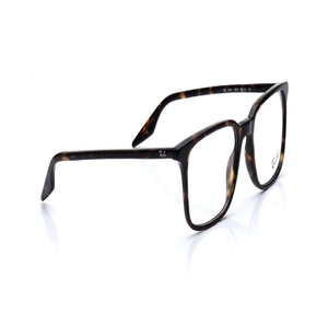 Image 2 of Havana Rectangle Eyeglasses for Men and Women from Rayban Available at Titan Eye+