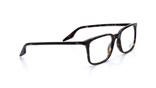Image 2 of Havana Rectangle Eyeglasses for Men and Women from Rayban Available at Titan Eye+