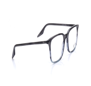 Image 2 of Grey Rectangle Eyeglasses for Men and Women from Rayban Available at Titan Eye+