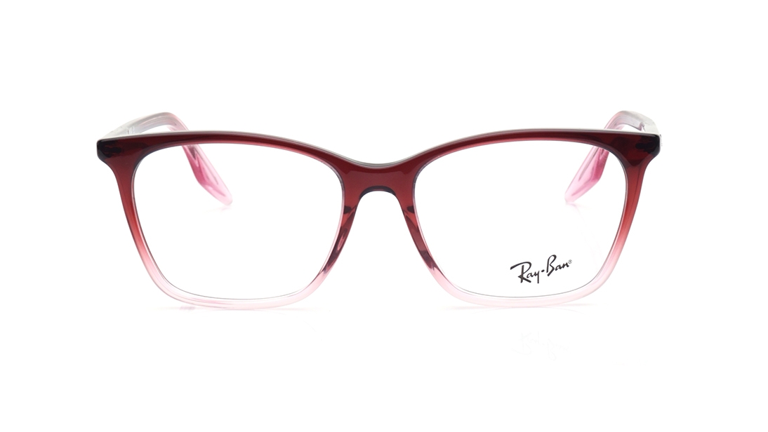 Image 1 of Pink Rectangle Eyeglasses for Women from Rayban Available at Titan Eye+