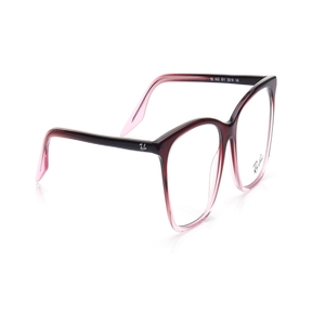 Image 2 of Pink Rectangle Eyeglasses for Women from Rayban Available at Titan Eye+