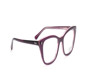 Image 2 of Blue Square Eyeglasses for Women from Rayban Available at Titan Eye+
