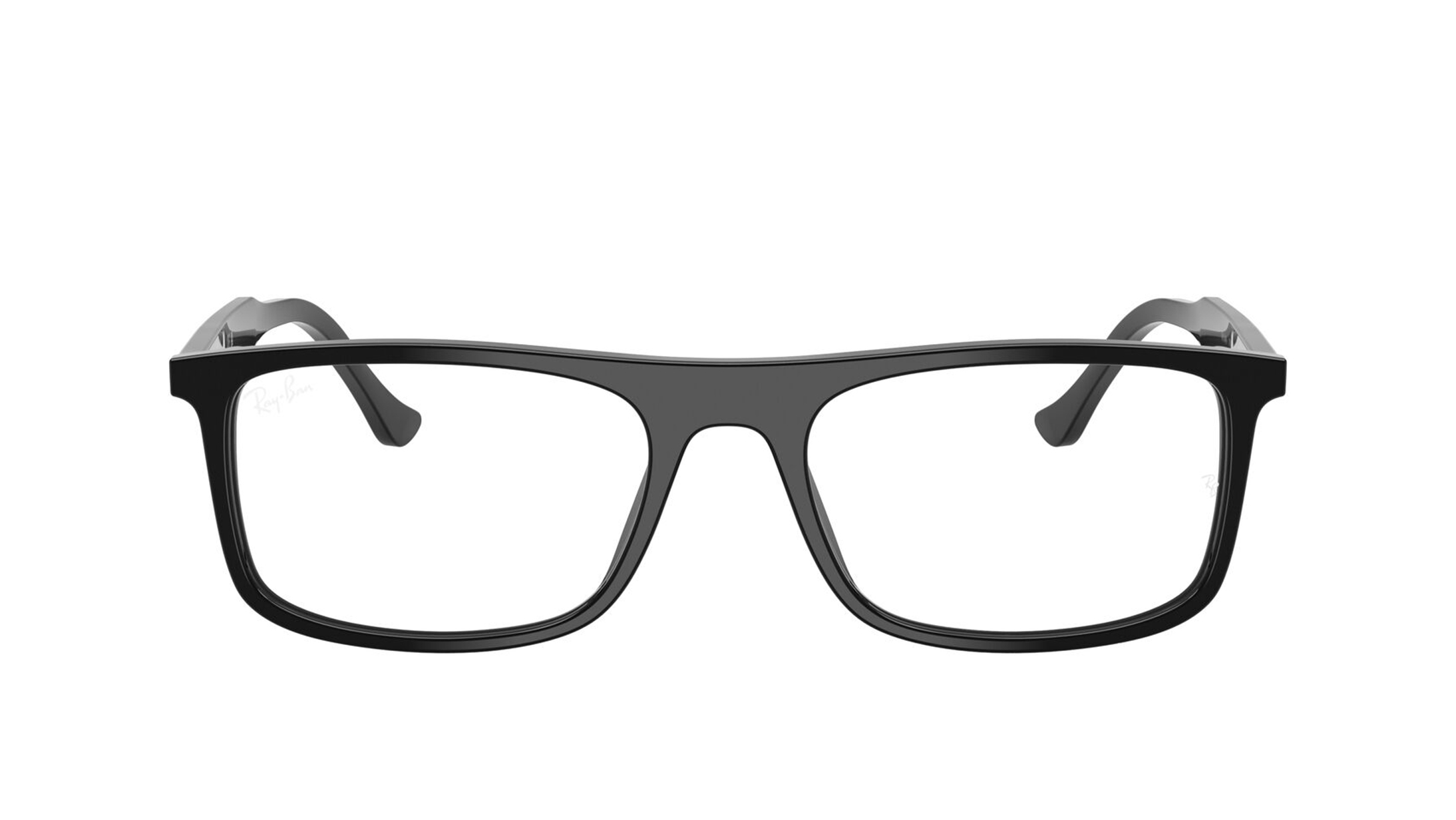 Image 1 of Black Rectangle Eyeglasses for Men and Women from Rayban Available at Titan Eye+