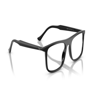 Image 2 of Black Rectangle Eyeglasses for Men and Women from Rayban Available at Titan Eye+