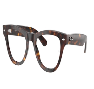 Image 2 of Havana CatEye Eyeglasses for Women from Rayban Available at Titan Eye+