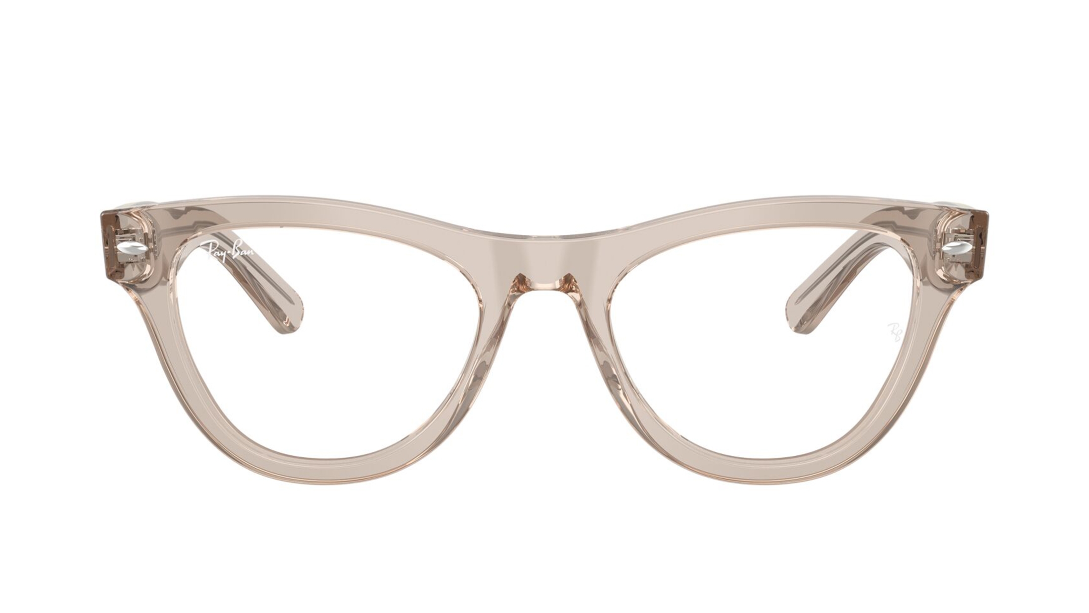Image 1 of Brown CatEye Eyeglasses for Women from Rayban Available at Titan Eye+