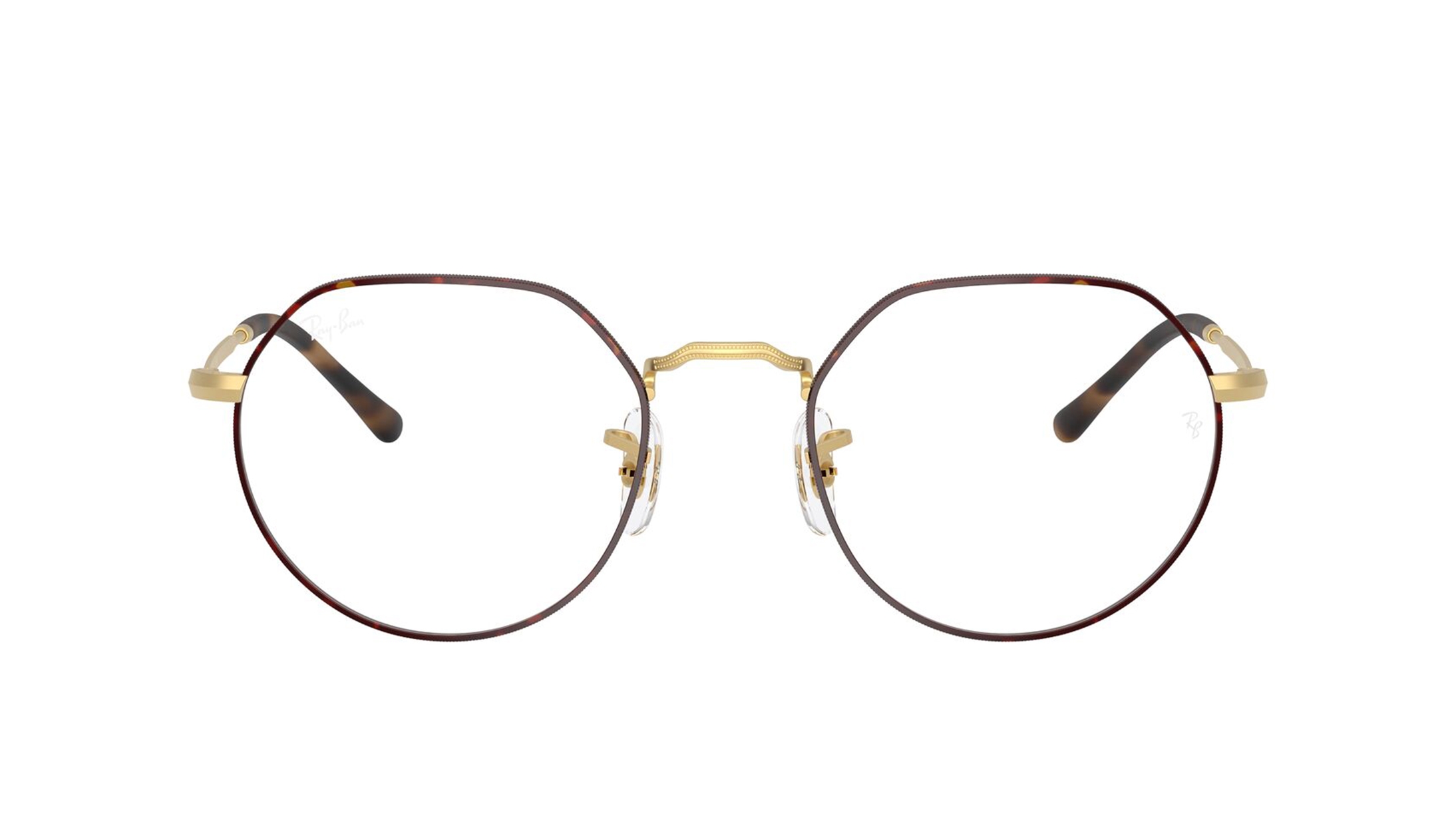 Image 1 of Brown Geometric Eyeglasses for Men and Women from Rayban Available at Titan Eye+