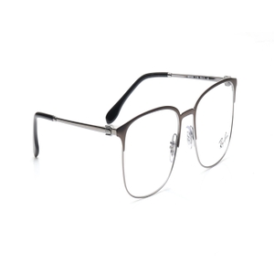 Image 2 of Black Rectangle Eyeglasses for Men and Women from Rayban Available at Titan Eye+