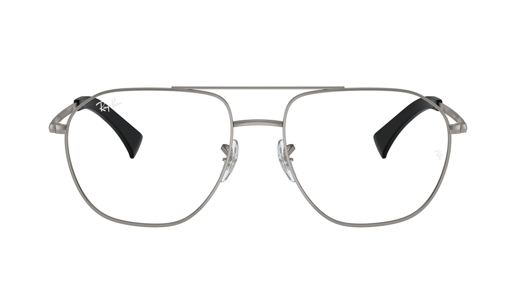 Image 1 of Gun Metal Irregular Eyeglasses for Men And Women from Rayban Available at Titan Eye+
