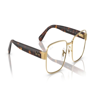 Image 2 of Gold Pillow Eyeglasses for Men And Women from Rayban Available at Titan Eye+