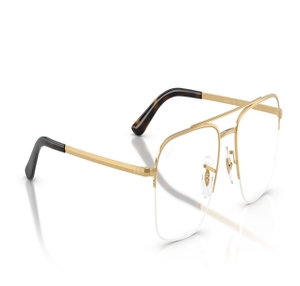 Image 2 of Gold Square Eyeglasses for Men and Women from Rayban Available at Titan Eye+