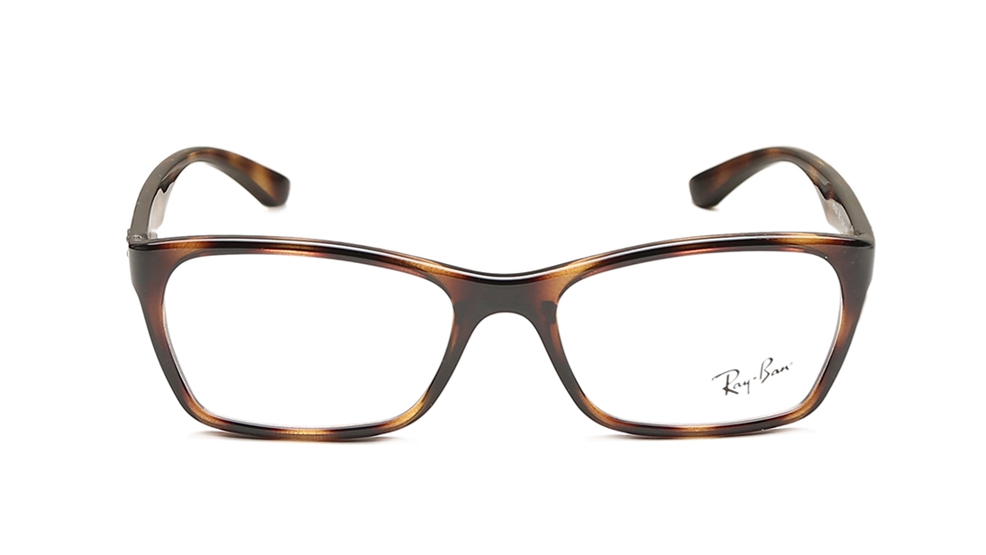 Image 1 of Havana Square Eyeglasses for Women from Rayban Available at Titan Eye+