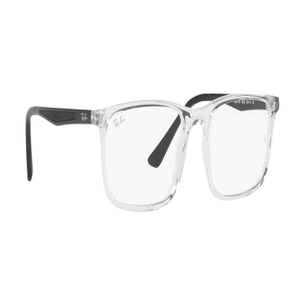 Image 2 of White Rectangle Eyeglasses for Men from Rayban Available at Titan Eye+