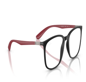 Image 2 of Grey Square Eyeglasses for Men and Women from Rayban Available at Titan Eye+