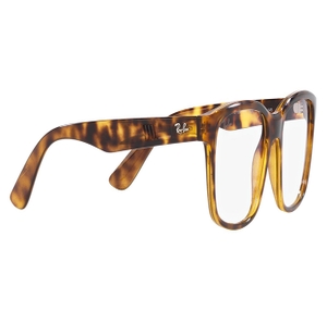 Image 2 of Havana Rectangle Eyeglasses for Men and Women from Rayban Available at Titan Eye+