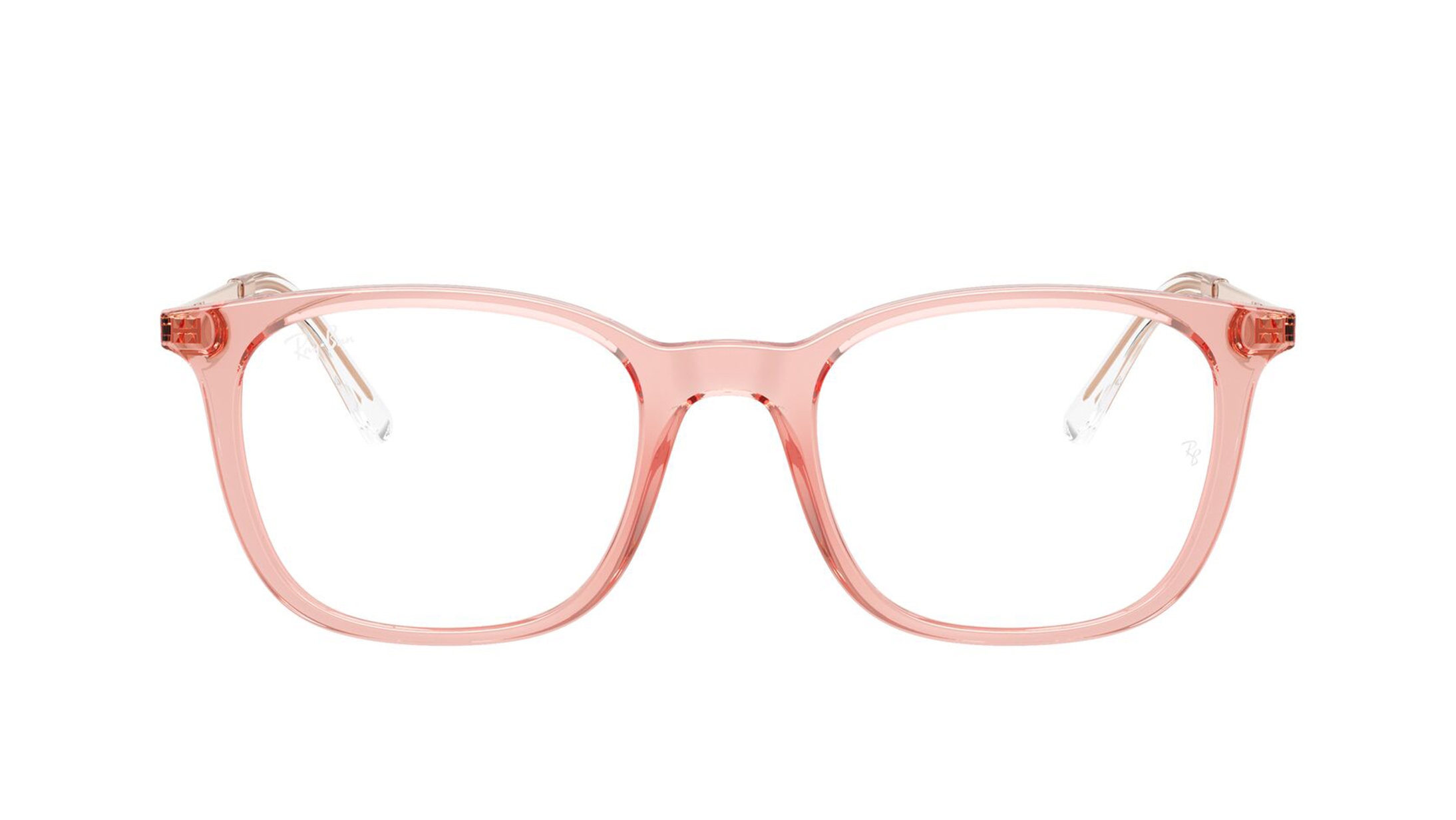 Image 1 of Brown Square Eyeglasses for Men and Women from Rayban Available at Titan Eye+