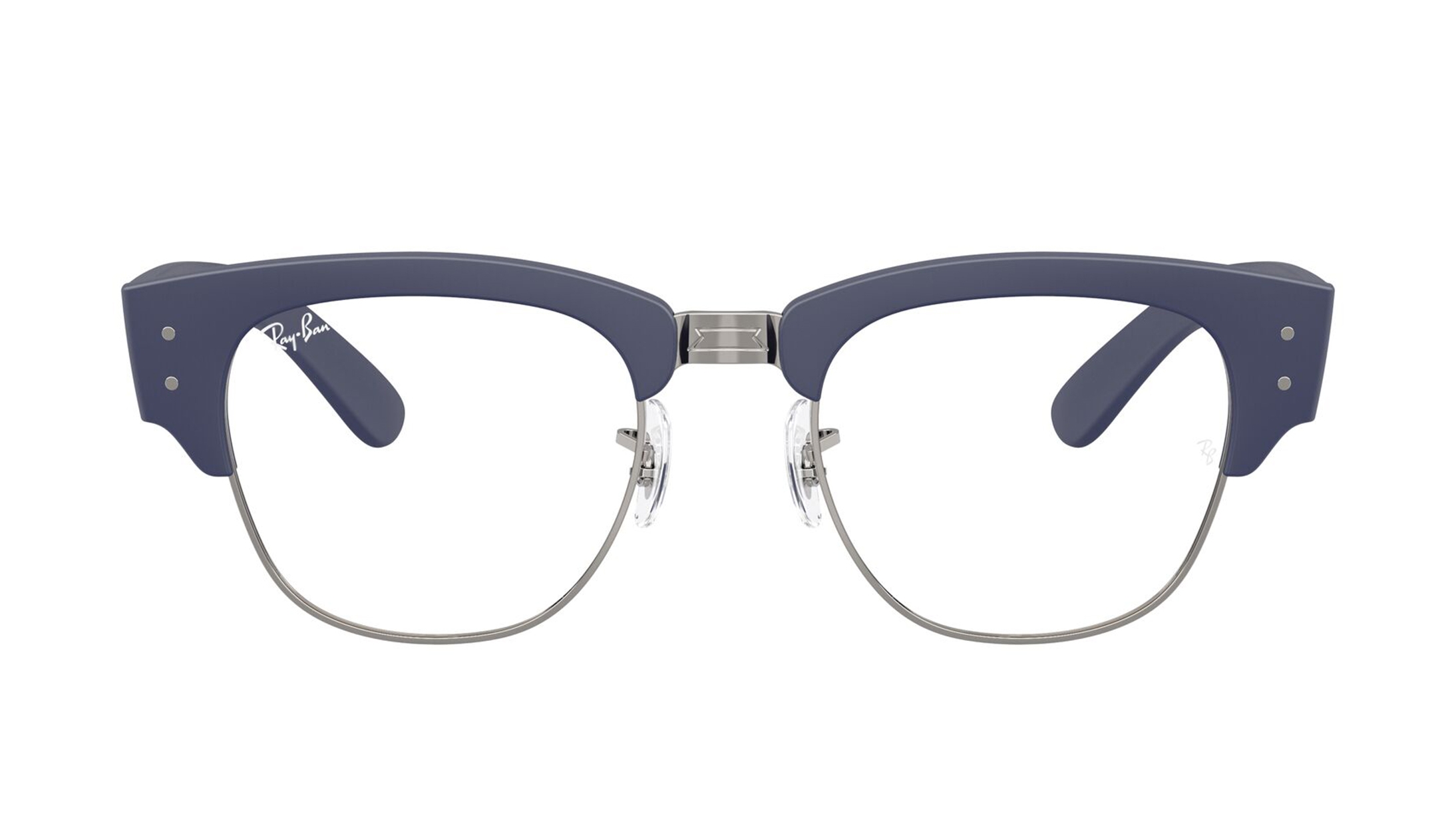 Image 1 of Blue Clubmaster Eyeglasses for Men and Women from Rayban Available at Titan Eye+