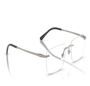 Image 2 of Grey Rectangle Eyeglasses for Men and Women from Rayban Available at Titan Eye+