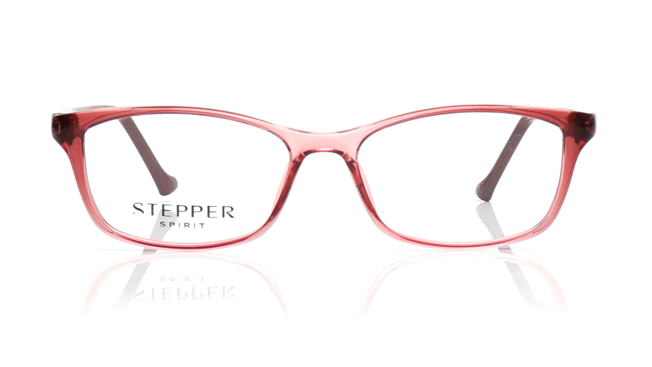 Image 1 of Pink Square Eyeglasses for Women from Stepper Available at Titan Eye+