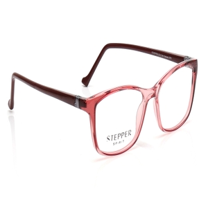 Image 2 of Pink Square Eyeglasses for Women from Stepper Available at Titan Eye+