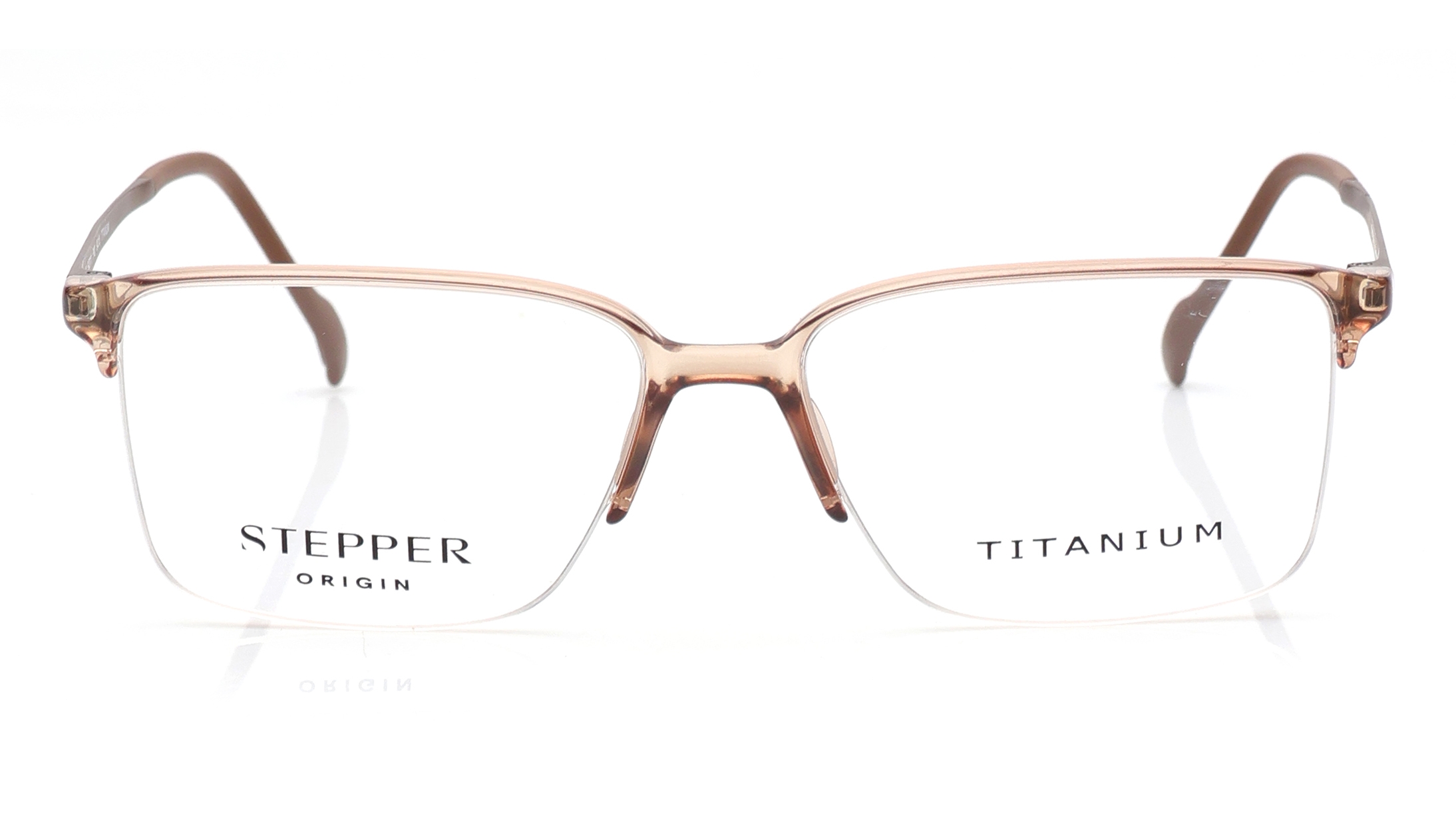 Image 1 of Copper Square Eyeglasses for Men from Stepper Available at Titan Eye+
