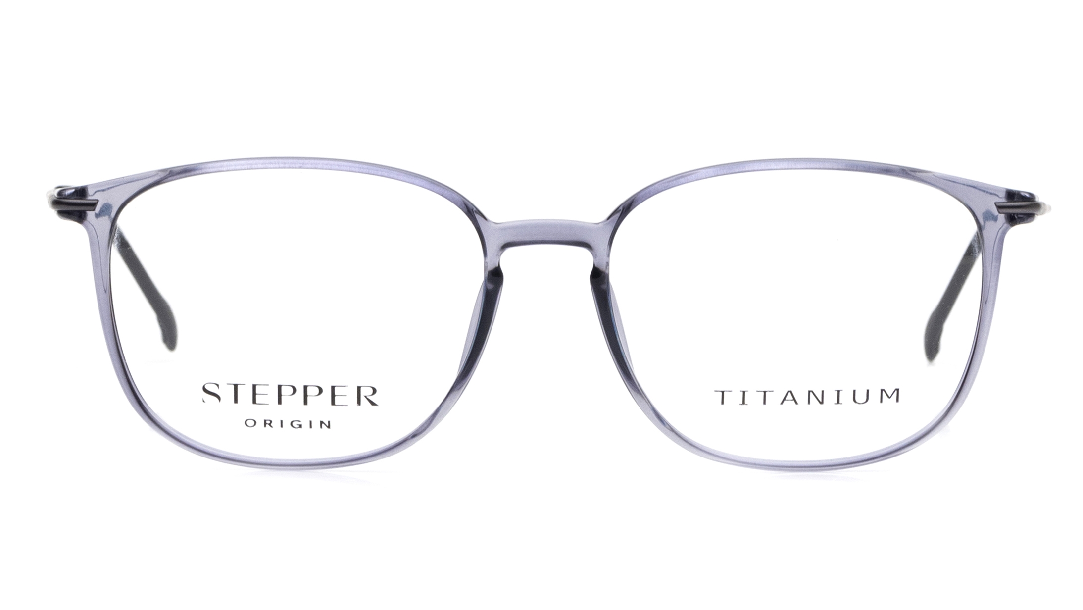 Image 1 of Grey Round Eyeglasses for Men from Stepper Available at Titan Eye+