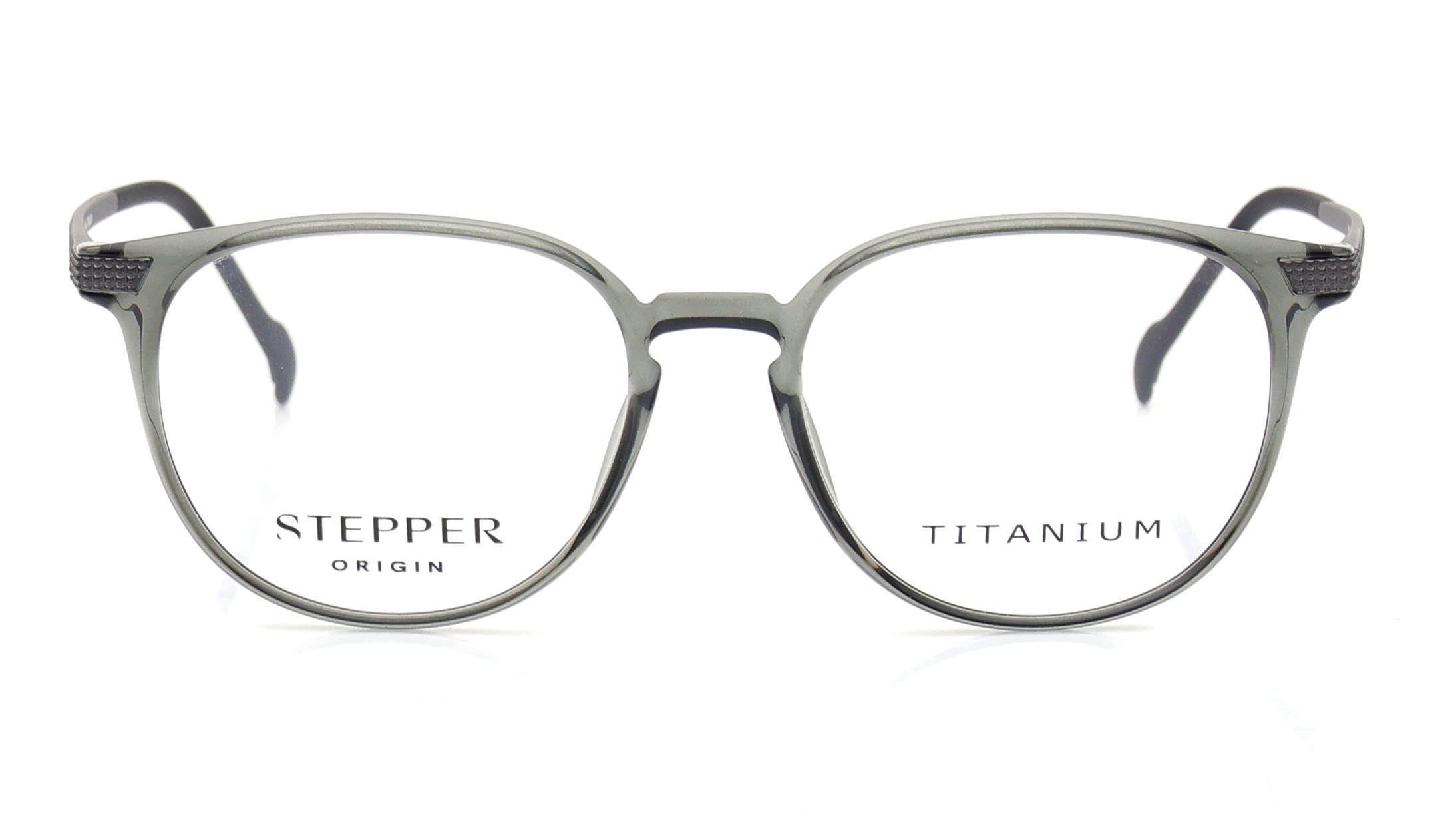 Image 1 of Green Oval Eyeglasses for Men from Stepper Available at Titan Eye+