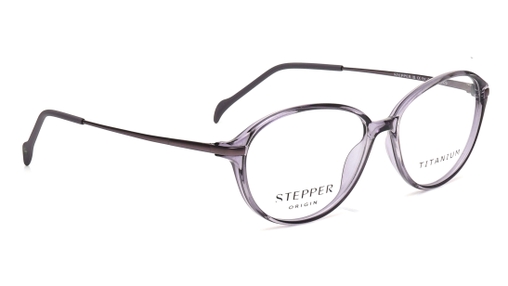 Image 2 of Purple Oval Eyeglasses for Women from Stepper Available at Titan Eye+