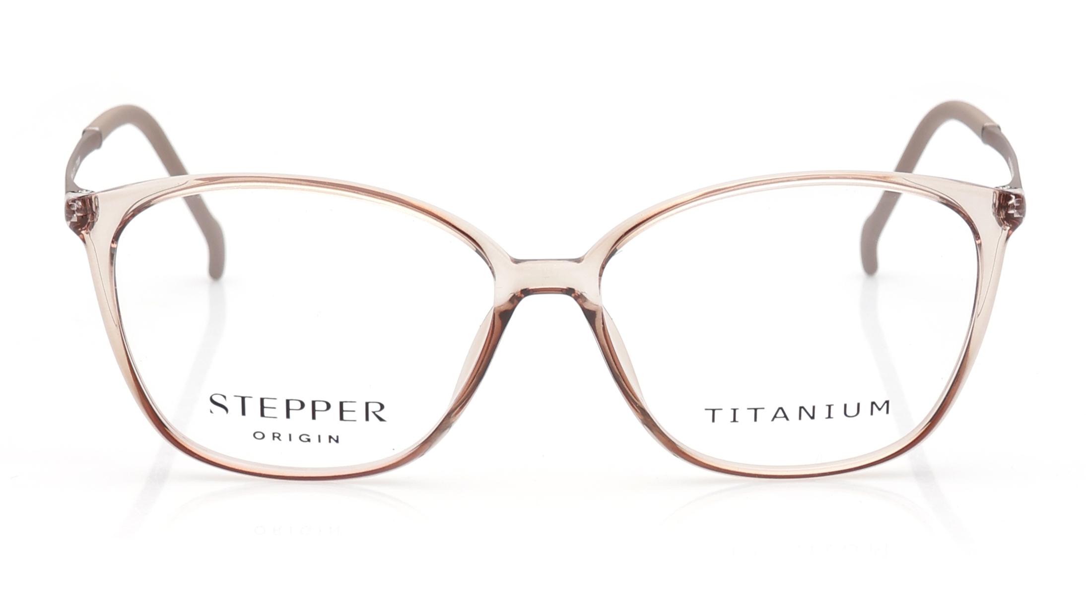 Image 1 of Purple Rectangle Eyeglasses for Women from Stepper Available at Titan Eye+