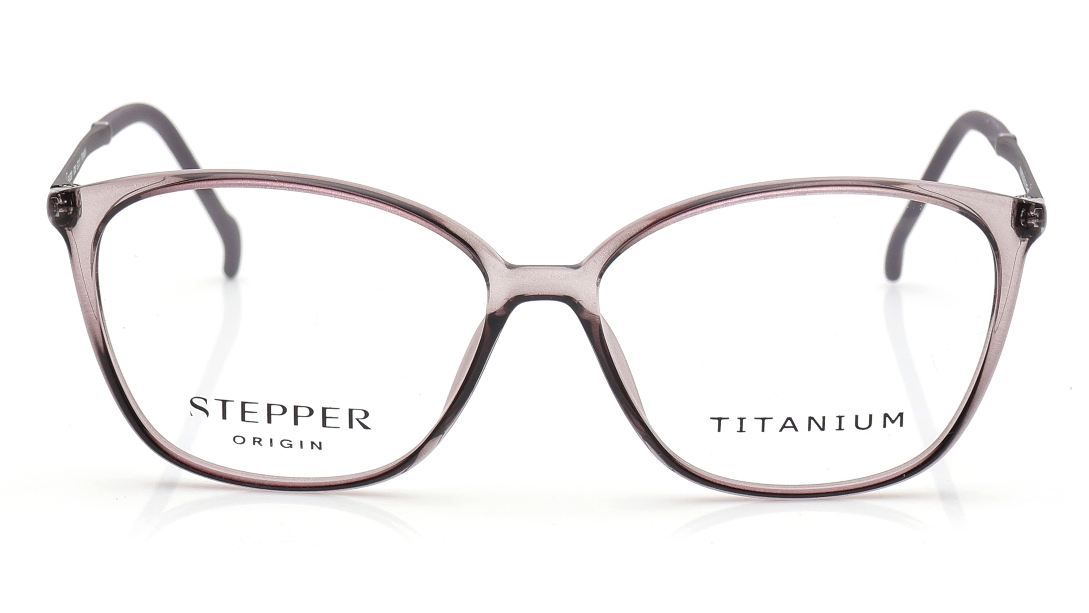 Image 1 of Gun Metal CatEye Eyeglasses for Women from Stepper Available at Titan Eye+
