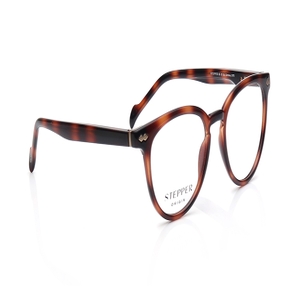 Image 2 of Havana Oval Eyeglasses for Women from Stepper Available at Titan Eye+
