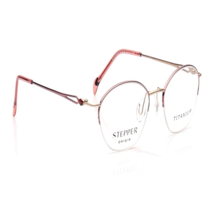 Image 2 of Pink Oval Eyeglasses for Women from Stepper Available at Titan Eye+