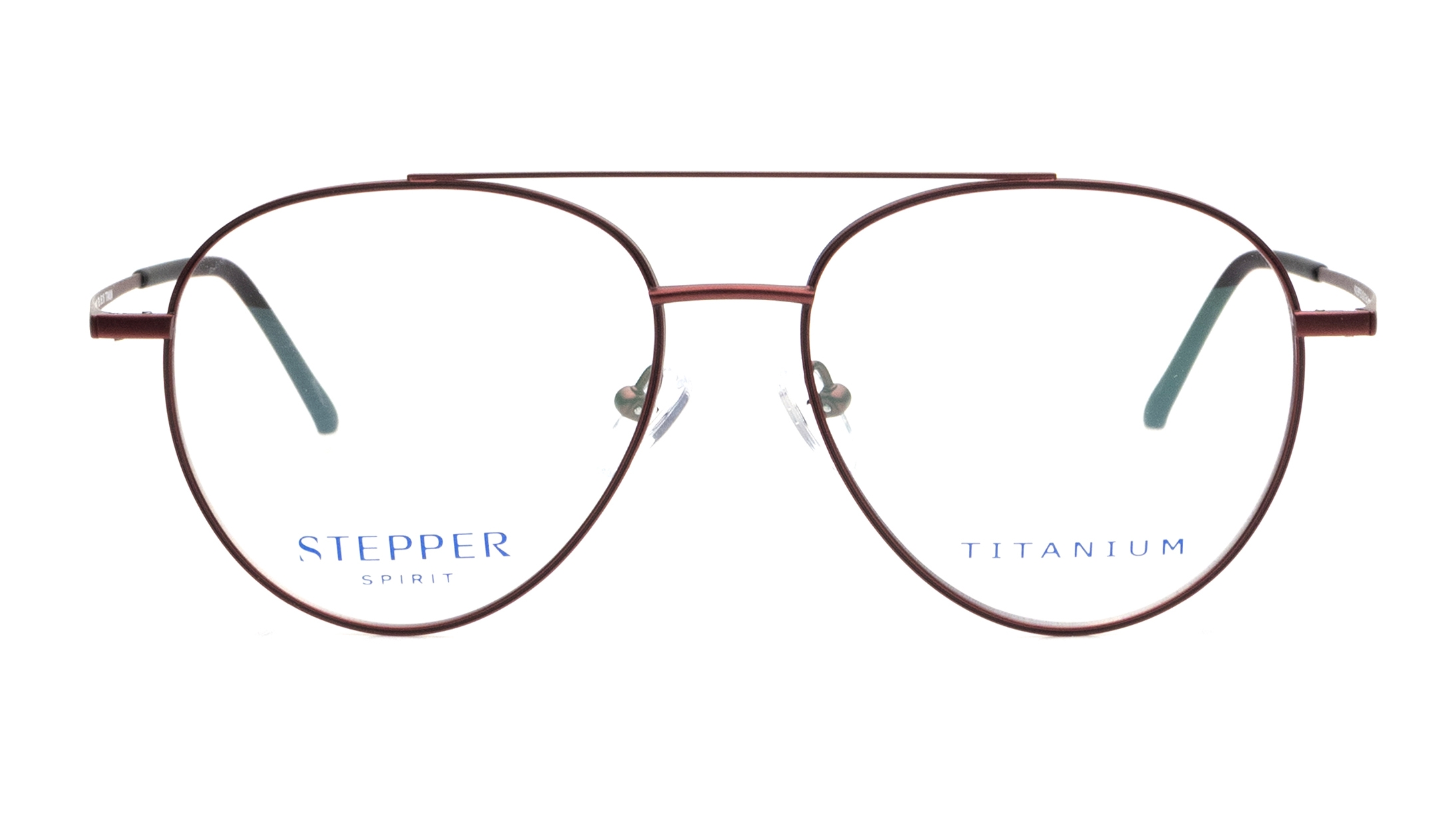 Image 1 of Gold Oval Eyeglasses for Men from Stepper Available at Titan Eye+