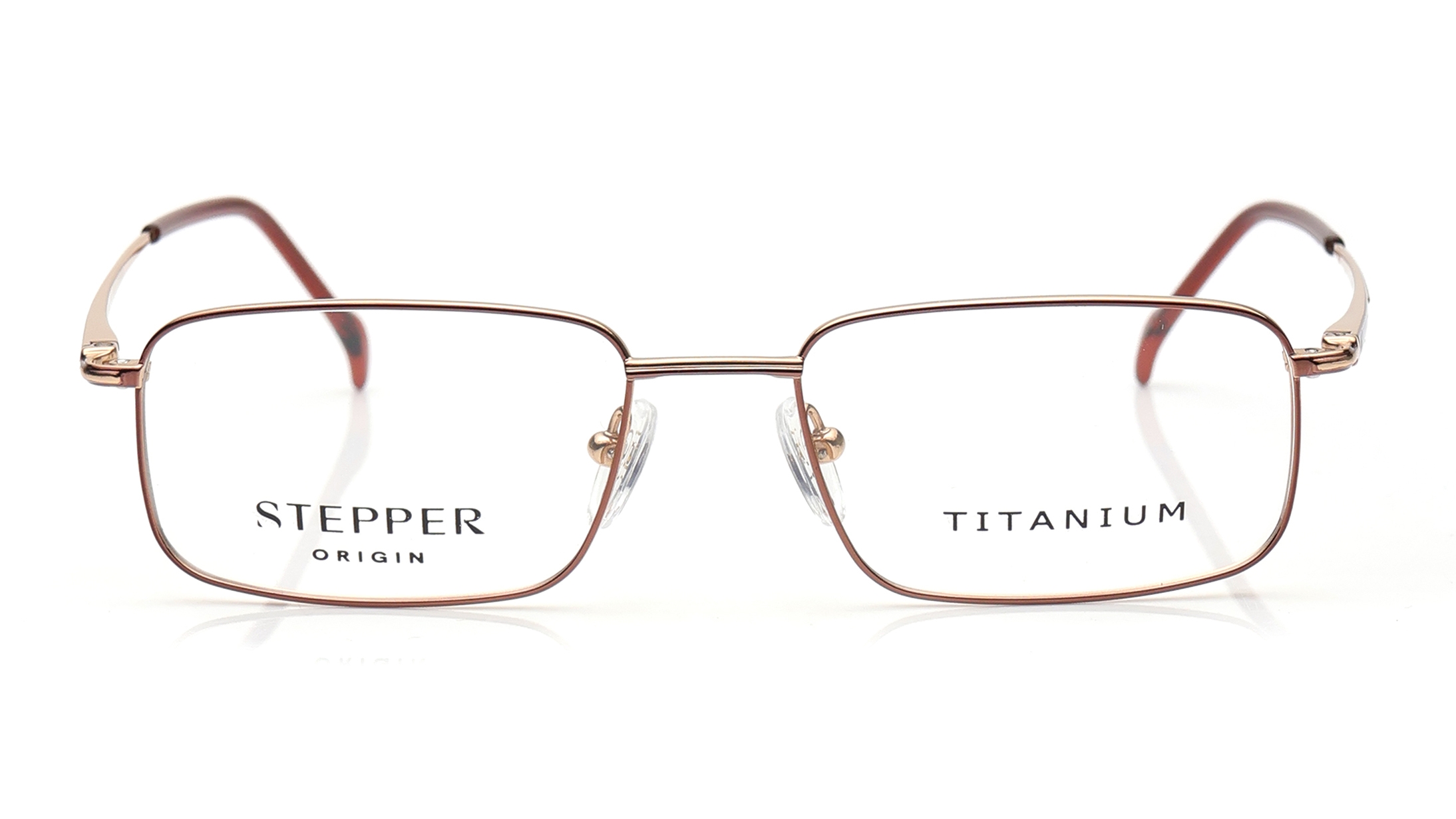 Image 1 of Copper Square Eyeglasses for Men from Stepper Available at Titan Eye+