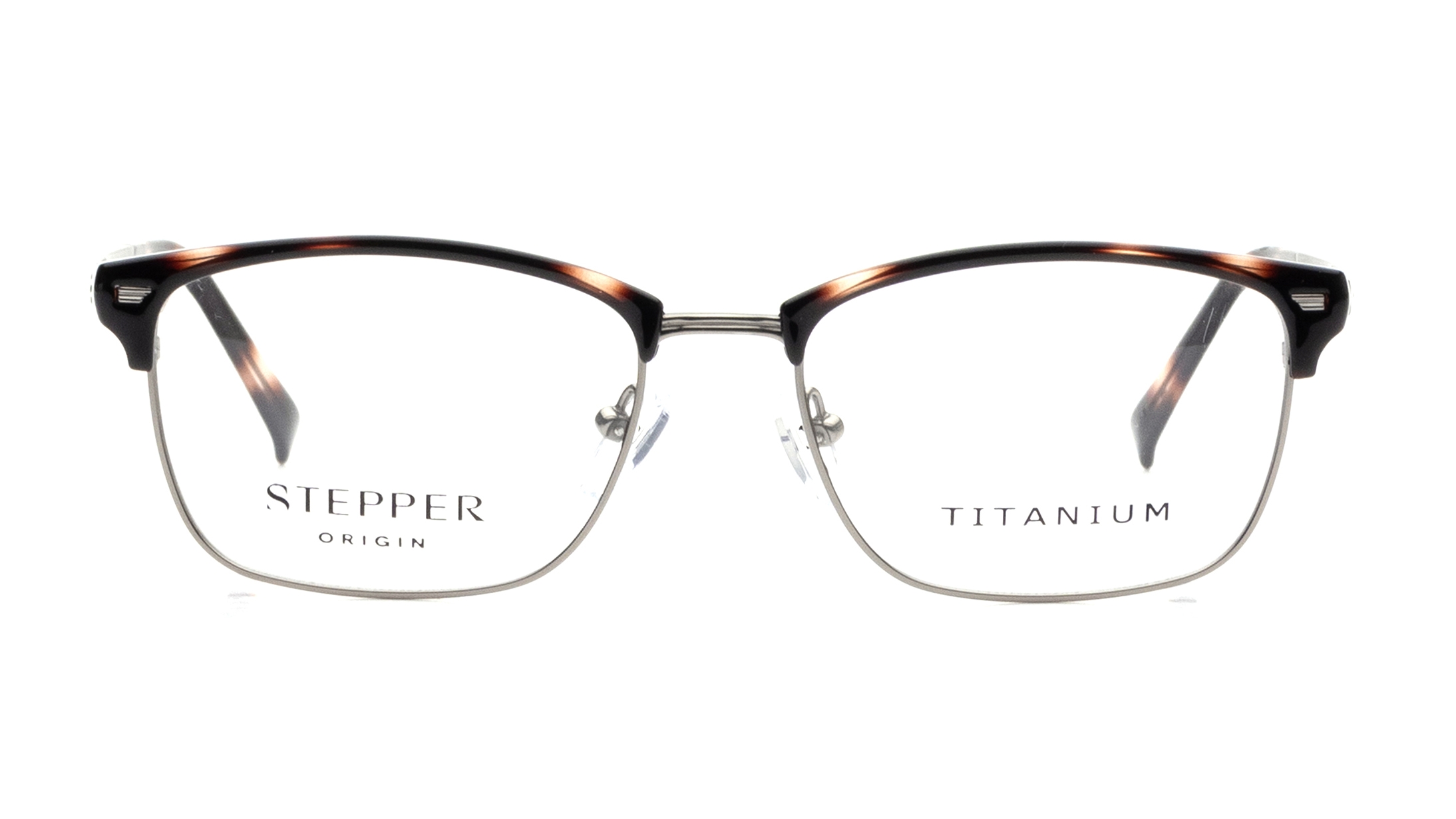 Image 1 of Gun Square  Eyeglasses for Men from Stepper Available at Titan Eye+