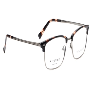 Image 2 of Gun Square  Eyeglasses for Men from Stepper Available at Titan Eye+